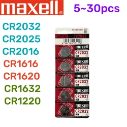 Maxell Lithium Button Cell Batteries