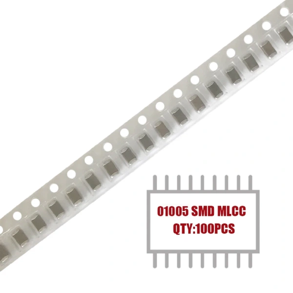 01005 C0G NP0 SMD 25V 8.8pF~220pF MLCC Ceramic Capacitor