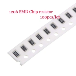 1206 1%  0R -10M SMD Chip Fixed resistor 1 2.2 51 100 220 330 470 510 ohm 1.5K 2K 5.1K 8.2K 51K 100K 220K 1M 3.3M 4.7M 10M