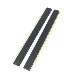 1X40 PIN Single Row Straight FEMALE PIN HEADER 2.54MM PITCH Strip Connector Socket 140 40p 40PIN 40 PIN FOR PCB arduino