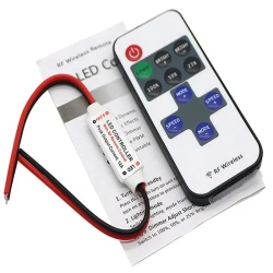 11key LED strip controller Mini Dimmer RF Remote 5-24v For 5630 2835 5050 Single Color LED strip 1-10PCS