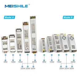 Ultra Thin Switching Power Supply DC 12V 24V Lighting Transformers 60W 100W 150W 200W 300W 400W AC190-240V Driver For LED Strips