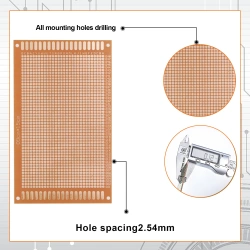 Prototype Paper PCB Universal Board Single Sided Matrix Circuit Boards DIY Experiment 5x7 7x9 9x15 12x18 13x25 15x18