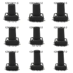 12X12 H=11.5/12/12.513/13.5/14/15/16/17MM 4PIN DIP SMT Momentary Tactile Tact Switch Push Button Key Button Black