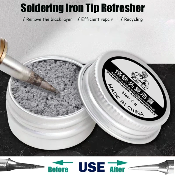 Soldering Iron Tip Refresher Non-stick Tin Solder Cream Clean Paste Oxide Solder Iron Tip Refresh Tip Tinner Activator