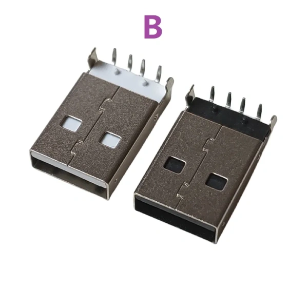 USB 2.0 Jack A Type Male Plug Connector USB jack AM 4pin Sink 2.5 SMT Sink 1.2 DIP Cable Soldering