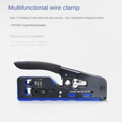 Network cable clamp pliers stripping Crimping pliers/Professional Network Cable Tester RJ45 RJ11 RJ12 CAT5 UTP LAN Cable Tester