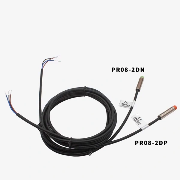 M8 PR08-2DN/1.5DN2/2DP/1.5DP2 DC12-24(6-36)V cylindrical proximity switch 0-1.6mm sensor NPN PNP dc three-wire often open