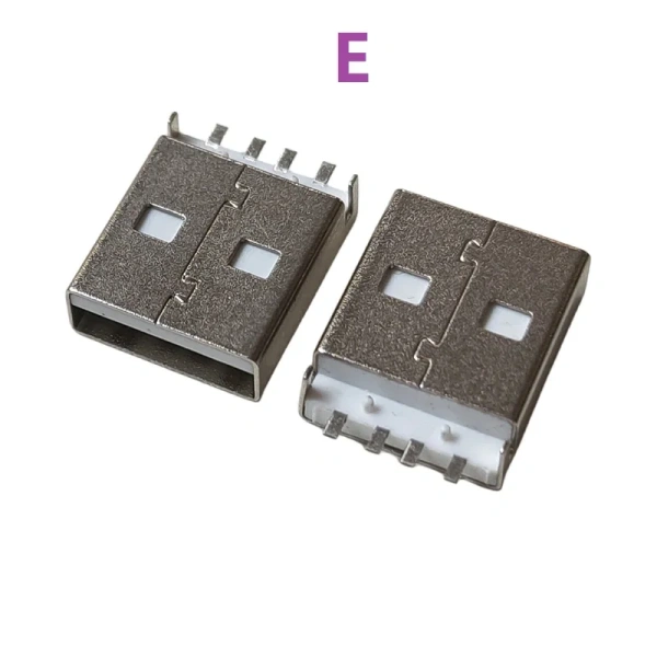 USB 2.0 Jack A Type Male Plug Connector USB jack AM 4pin Sink 2.5 SMT Sink 1.2 DIP Cable Soldering