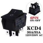 30/35A 125/250V AC High Current,ON/OFF,Special for Eelding Machine,KCD4 Sterling Silver Point,Rocker Power Button Switches