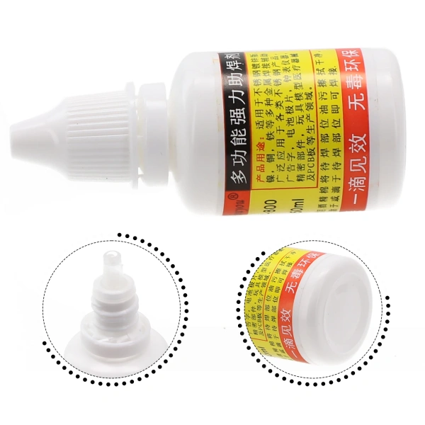 Stainless Steel Flux Soldering Paste Liquid Welding Solder Tool 20ml HWY-800 Stainless Steel Liquid Soldering Tool Welding