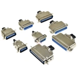 57 Series Centronics Connector Male Female CN14/24/36/50P Ribbon Computer Printer Cable Mount Adapters with Mental Cover