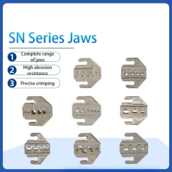 Crimping Tool Pliers Crimp Jaw Set,4mm Slot Jaws/2546B/2549 used for Crimping Terminals