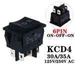 30/35A 125/250V AC High Current,ON/OFF,Special for Eelding Machine,KCD4 Sterling Silver Point,Rocker Power Button Switches