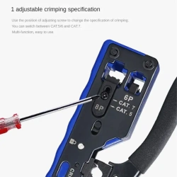 Network cable clamp pliers stripping Crimping pliers/Professional Network Cable Tester RJ45 RJ11 RJ12 CAT5 UTP LAN Cable Tester