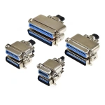 57 Series Centronics Connector Male Female CN14/24/36/50P Ribbon Computer Printer Cable Mount Adapters with Mental Cover