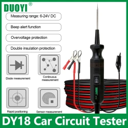 DUOYI DY18 Car Circuit Tester Power Probe Automotive Diagnostic Tool 12V 24V Electrical Current Track Locate Short Circuits