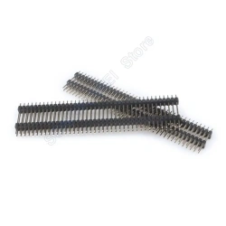 2.54mm Double plastic Double Row Male 40P PCB Board Pin Header Connector Pinheader 2*40p Long 8.5/11.2/15/17/19/21/23/25/30/40mm