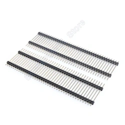 2.54mm Double plastic Single Row Male 40P PCB Board Pin Header Connector Pinheader 1*40p Long 11.2/15/17/19/21/25/30/40mm