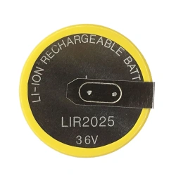 LIR2025 Rechargeable Lithium Battery