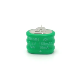 Ni-MH Button Battery 3.6V 160mAh