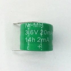 Ni-MH Rechargeable Battery 20mAh 3.6V