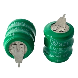 SZL 3.6V 60mAh 80mAh Rechargeable Nickel-cadmium Battery