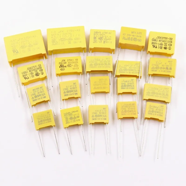 275VAC capacitor X2 series 0.01UF ~ 2.2UF Polypropylene film capacitor New 10nf 100nf 150nf 200nf 680nf 470nf 1UF