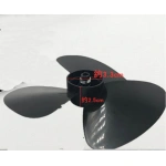 Refrigerator Parts 3-blade fan blade black color 15cm 0.5cm diamater