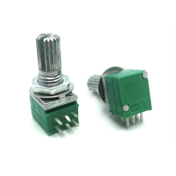 RK097G 1K 5K 10K 20K 50K 100K 500K B1K B5K B10K B100K with a switch audio 6pin shaft 15mm amplifier sealing potentiometer