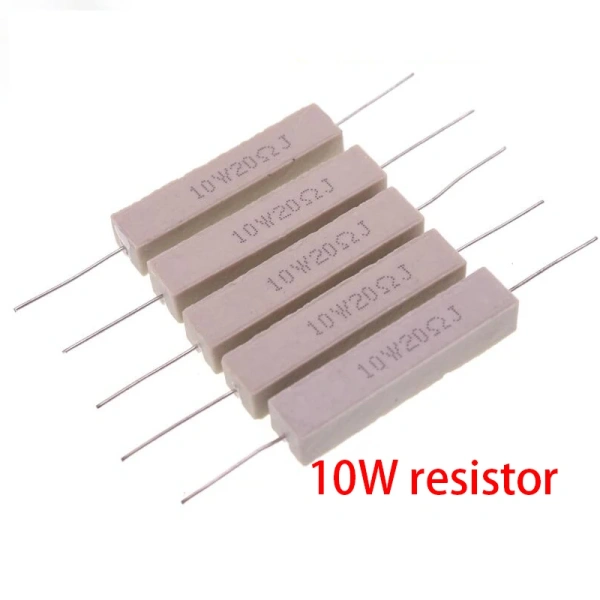 10W 5% Cement Resistor Power Resistance 0.1 ~ 10K 0.1R 0.5R 10R 50R 0.22 0.33 0.5 1 2 5 8 10 15 20 25 30 100 1K 2K 3K ohm