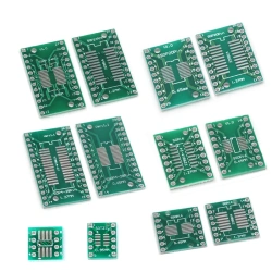 PCB Board Kit SMD Turn To DIP Adapter Converter Plate SOP MSOP SSOP TSSOP SOT23 8 10 14 16 20 28 SMT To DIP