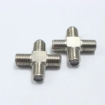 F Head TV Female to Female jack Closed-circuit Joint Plug 2P/3P/4P Antennas TV Coaxial Plugs Adapter Connector