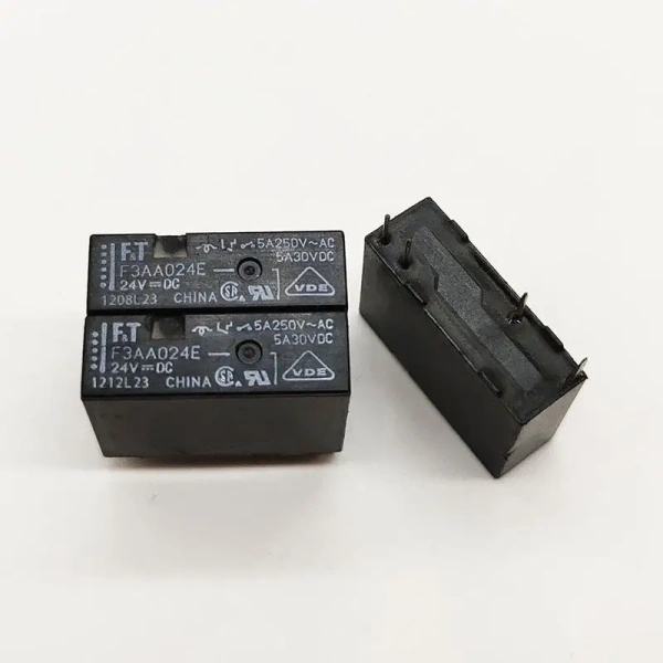 Power Relay F3AA005E F3AA012E F3AA024E 5V 12V 24V 5A 4pin DC5V DC12V DC24V Auto Chipnet