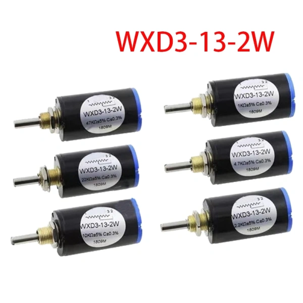 WXD3-13-2W 100 200 220 470 680 1K 2.2K 3.3K 4.7K 5.6K 6.8K 10K 22K 33K 47K 100K Ohm WXD3-13 2W Wirewound Potentiometer