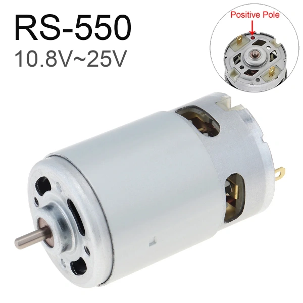 RS550 DC Motor 10.8V-25V High Speed RS 550 Electric Tools Micro Motor for Electric Drill Driver Cordless Screwdriver Accessory