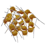 Multilayer ceramic capacitor 50V (100~106) 10pF~10uF 103 104 105 106 22pF 33p 47pF 68pF 1nF 10nF 100nF 0.1uF 1uF P=5.08mm