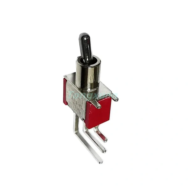 SH T80-T 3/6Pins SPDT DPDT ON ON 2 Positions Vertical Right Angle PCB Mount Mini Toggle Switch