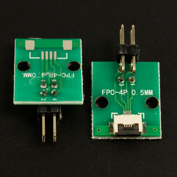 FPC/FFC flexible cable adapter board double-sided 0.5mm to straight 2.54mm 4P/6P/8P/10P/12P/20P/24P/26P/30P/40P/50P/60P/80P