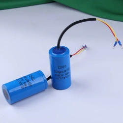 CD60 Motor Starting Capacitor 250V /100/150/200/250/300/350/400UF/500UF