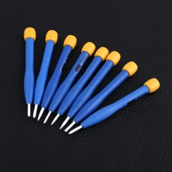 8pcs Adjust Frequency Screwdriver Anti static Plastic Ceramic Set Home Hand Tools Useful New Screwdriver Set Anti static