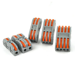 Quick Wire Connectors push-in Spring splicing Butt Wiring Connection Electrical Compact Cable Connector Junction box 2/3/4/5Pin