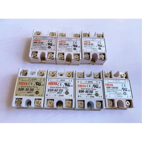 SSR-10DD SSR-25DD SSR-40DD SSR-50DD SSR-60DD SSR-80DD SSR-100DD Solid State Relay Module 3-32VDC to 5-60VDC