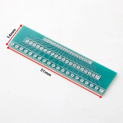 1.27mm 2.0mm 2.54mm Pitch Interchange Transfer Plate Converter 10P/20P Single Double Row Pin PCB PCI Adapter Board