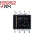 NE5532DR NE5532 N5532 NE555DR NE555 Dual operational amplifier patch SOP8