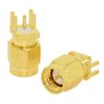 SMA Male/ Female RF Coax Connector PCB 2-Hole Panel Mount Solder Post Wire Terminal Adapter Goldplated Wholesale Price