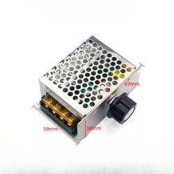 4000W 220V AC SCR Voltage Regulator Dimmer Electric Motor Speed Controller