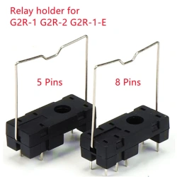 Relay PCB socket 14F-2Z-A2 for G2R-1 G2R-2 G2R-1-E RT424024 HF115F 5PIN OR 8PIN relay socket