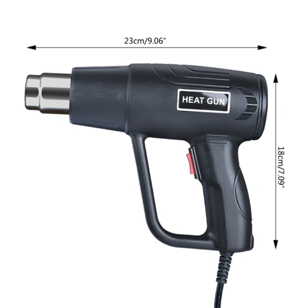 220V 2000W Electronic Hot Air Plastic Welding-Gun Torch Welder Heat Hot Tools for Various Nozzles Welding Accessories