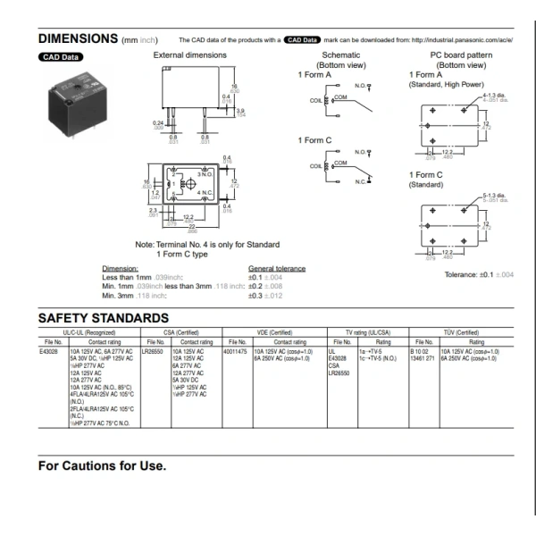 JS1-5V-F JS1 12V F JS1-24V-F AJS1319F AJS1311F AJS1312F 10A 5Pin Power Relay DC5V 12V 24VD